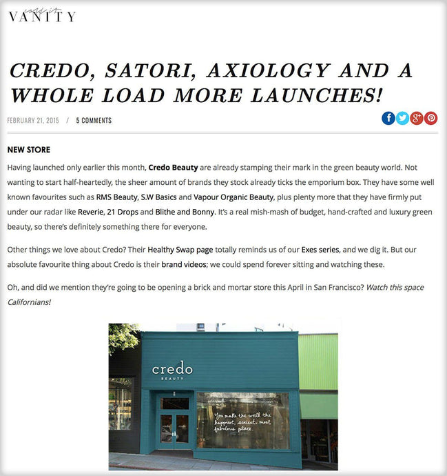 Credo Beauty Puts 21 Drops On Their MUST HAVE Radar!