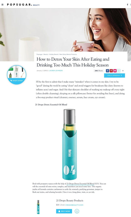 How to Detox Your Skin After Eating And Drinking Too Much This Holiday Season
